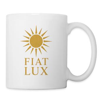 Fiat Lux Sun Emblem - Coffee/Tea Mug - white - Right