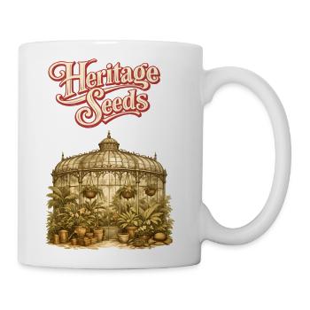 Heritage Seeds Glasshouse Vintage - Coffee/Tea Mug - white - Right