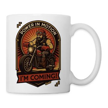 Power in Motion: I'm Coming! - Coffee/Tea Mug - white - Right
