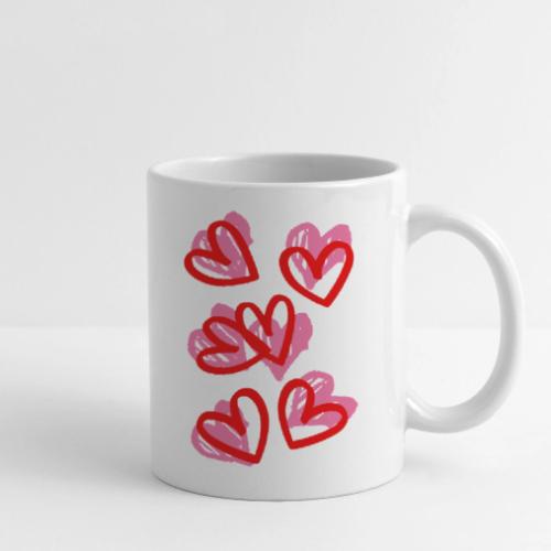 Heart Drawing Mug - Coffee/Tea Mug