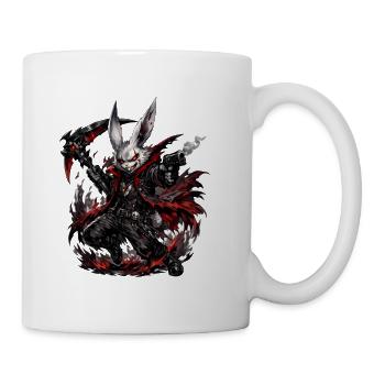 Nightshade Rabbit Gunslinger - Coffee/Tea Mug - white - Right