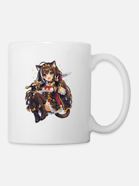Catnip Corsair Witch - Coffee/Tea Mug - white