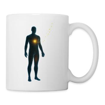 Energetic Core Silhouette - Coffee/Tea Mug - white - Right