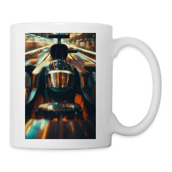 Neon Velocity Racer - Coffee/Tea Mug - white - Right