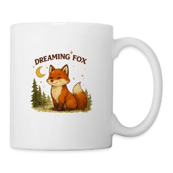Dreaming Fox Night Sky - Coffee/Tea Mug - white - Right