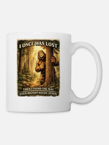 Bigfoot Lost And Found - Coffee/Tea Mug - white