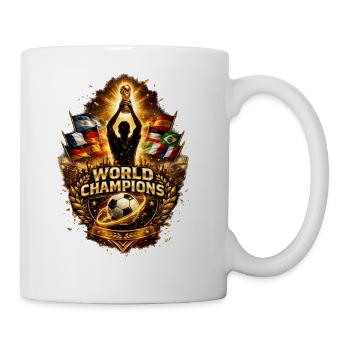 World Champions Trophy Crest - Coffee/Tea Mug - white - Right