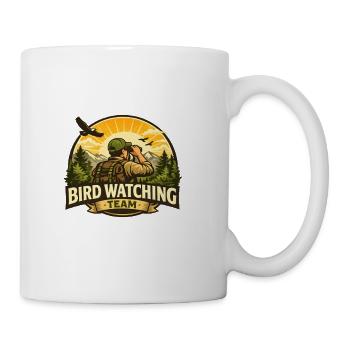 Logo de l’équipe d’observation des oiseaux - Tasse - blanc - Droite