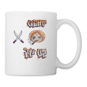Urban Graffiti Rebel Tee Art - Coffee/Tea Mug - white - Right