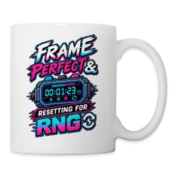 Frame Perfect Resetting For RNG Speedrunner Gaming - Coffee/Tea Mug - white - Right