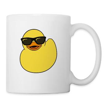 a Rubber Duck, Rubber Ducky - Coffee/Tea Mug - white - Right