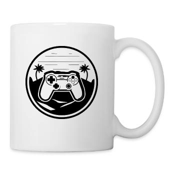 Game Controller Graphic - Coffee/Tea Mug - white - Right