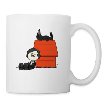 Boy and His Raven - Coffee/Tea Mug - white - Right