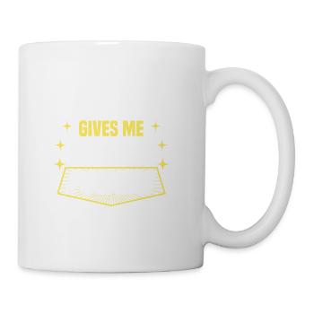 Oyster Omelette Gives Me Teacher Powers Funny - Coffee/Tea Mug - white - Right
