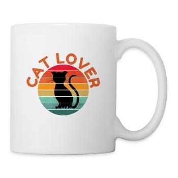 CAT LOVER - Coffee/Tea Mug - white - Right