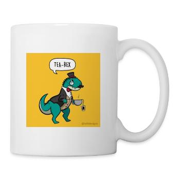 Tea Rex Gentle Dino Tee - Coffee/Tea Mug - white - Right