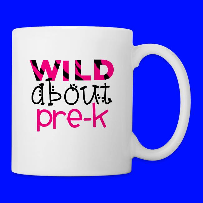 Wild About Pre-K Funky Teacher T-shirts
