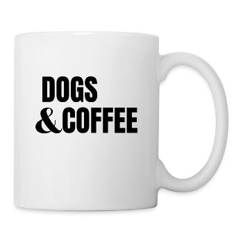 Dogs & Coffee - Coffee/Tea Mug - white - Right