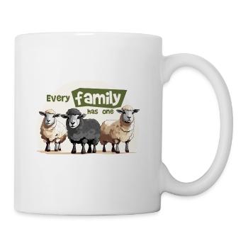 Every family has one. - Coffee/Tea Mug - white - Right