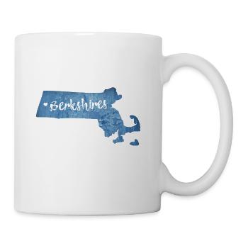 Berkshires Massachusetts Wood Grain - Coffee/Tea Mug - white - Right