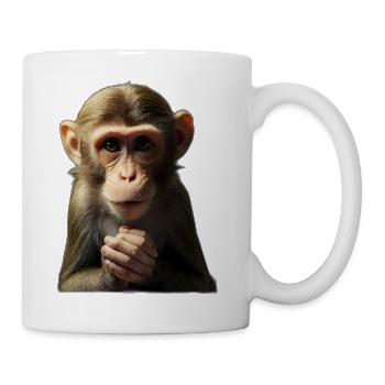 Productivity Unleashed: The Working Monkey - Coffee/Tea Mug - white - Right
