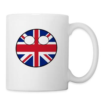Countryball Laenderball Land Heimat England - Coffee/Tea Mug - white - Right