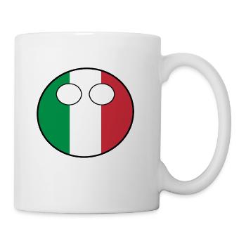 Countryball Laenderball Land Heimat Italien - Coffee/Tea Mug - white - Right