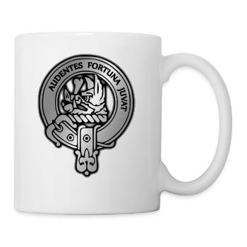 Clan MacKinnon Crest - Coffee/Tea Mug - white - Right