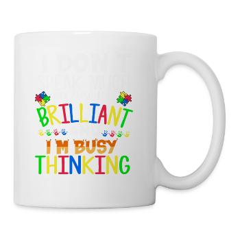 I Dont Speak Much T-Shirt - Coffee/Tea Mug - white - Right
