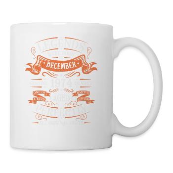December 1974 | birthday 1974 Vintage December - Coffee/Tea Mug - white - Right