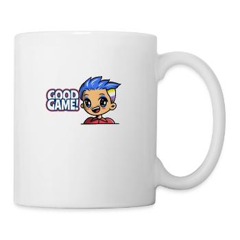 twitch emote logo template featuring a gamer - Coffee/Tea Mug - white - Right