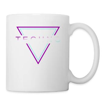 Techno House Party EDM Festival Goa Electro Rave - Coffee/Tea Mug - white - Right