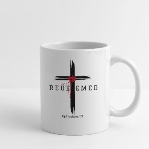 Redeemed by the blood of Jesus - Ephesians 1:7 - Coffee/Tea Mug