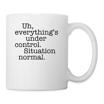 Star Wars Quotes Situation Normal - Coffee/Tea Mug - white - Right