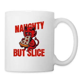 Naughty But Slice - Coffee/Tea Mug - white - Right