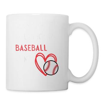 Somebodys Loudmouth Baseball Funny Auntie - Coffee/Tea Mug - white - Right