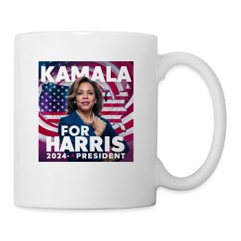 Kamala Harris 2024 For President Campaign - Coffee/Tea Mug - white - Right