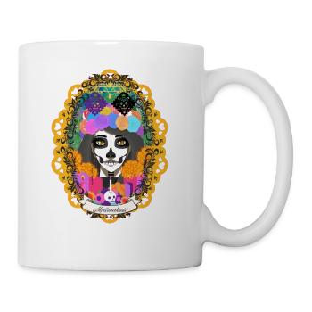 Oval Rainbow Mictlancihuatl - Coffee/Tea Mug - white - Right
