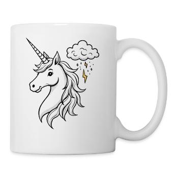 Brainstorm Unicorn - Coffee/Tea Mug - white - Right