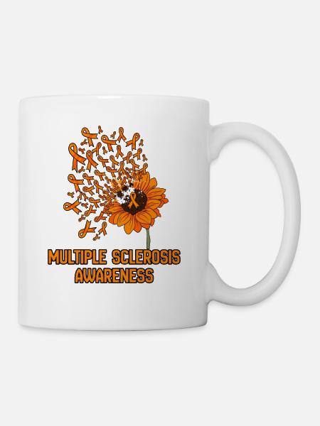 Multiple Sclerosis Sunflower - Coffee/Tea Mug - white