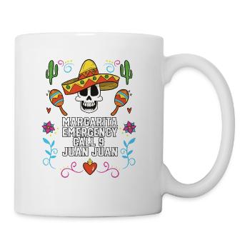 Margarita Emergency Call 9 Juan Juan Margarita - Coffee/Tea Mug - white - Right