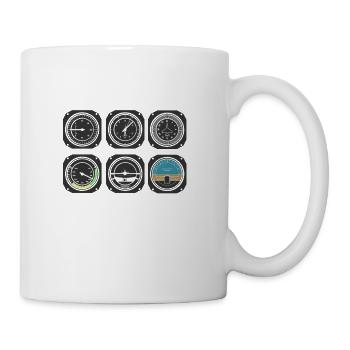Quelle partie du compteur de véhicule vous ne comprenez pas - Tasse - blanc - Droite