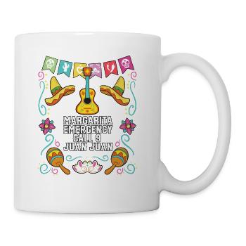 Margarita Emergency Call 9 Juan Juan Margarita - Coffee/Tea Mug - white - Right