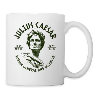 julius caesar roma - Coffee/Tea Mug - white - Right