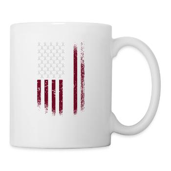 American Advocacy Campaign Flag Parkinson's - Coffee/Tea Mug - white - Right