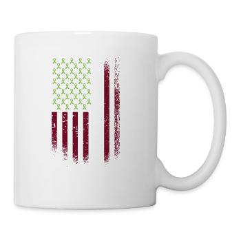 American Advocacy Campaign Flag Depression - Coffee/Tea Mug - white - Right