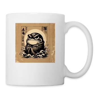 Classic Silhouette Animal Lover Japanese Art - Coffee/Tea Mug - white - Right