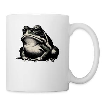 Classic Silhouette Animal Lover Japanese Art - Coffee/Tea Mug - white - Right