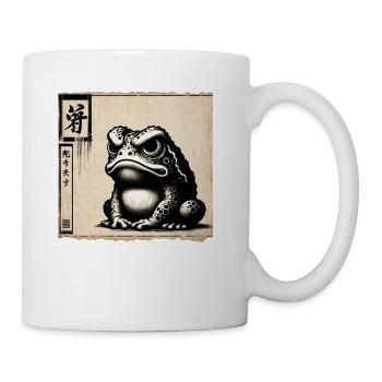 Classic Silhouette Animal Lover Japanese Art - Coffee/Tea Mug - white - Right