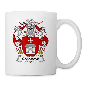 Casanova Coat Arms Family Crest - Coffee/Tea Mug - white - Right